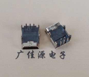 大朗镇Mini usb 5p接口,迷你B型母座,四脚DIP插板,连接器