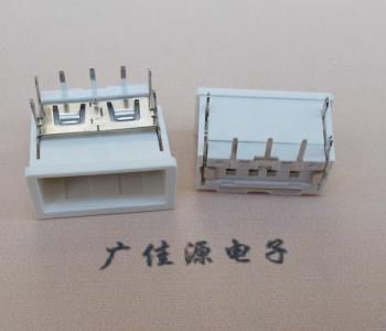 大朗镇USB接口2.0连接器.3p端子加护套防尘母座