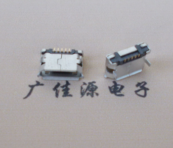 大朗镇Micro USB卷口 B型(无柱）插板脚间距6.4普通端子