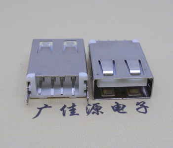 大朗镇USB AF立式 直插 加长款17.5MM 大电流3A插座