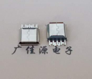 大朗镇Micro USB母座 防水接口焊线夹板式悬空翻边