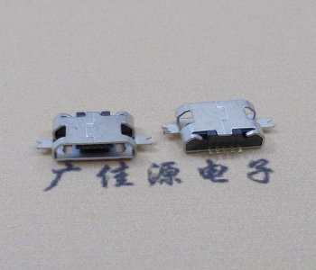 大朗镇MICRO USB B型口 两脚SMT沉板0.7/1.0/1.6直边