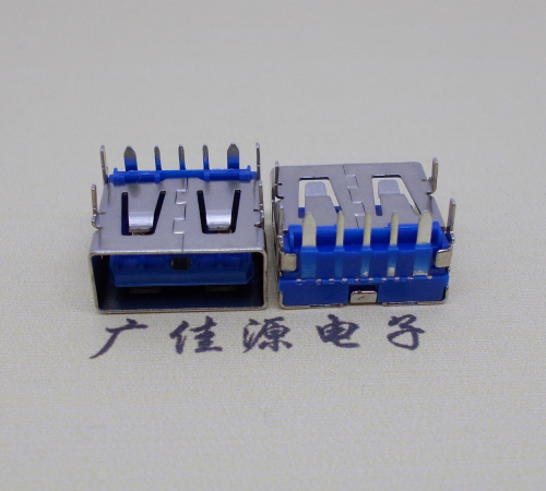 大朗镇 USB5安大电流母座 OPPO蓝色胶芯,快速充电接口