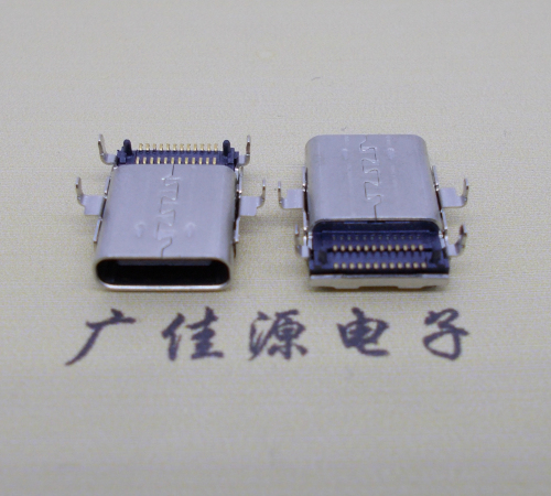 大朗镇沉板usb 3.1 type-c24p母座双排贴板L=12.8mm