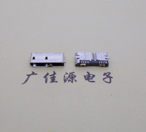 大朗镇无卷边micro usb3.0母座10pin全脚贴